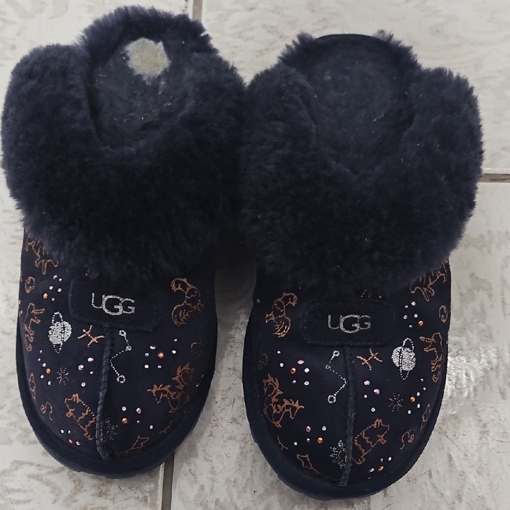 UGG Blue Starry Slippers